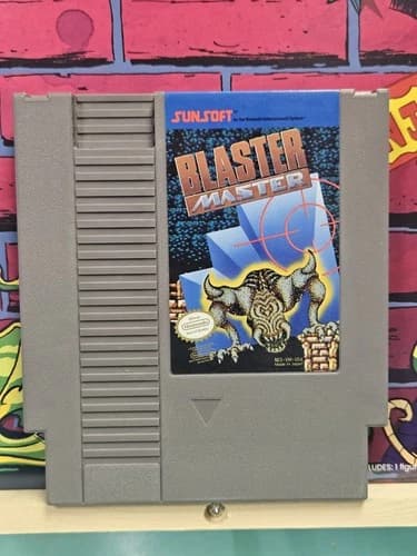 Blaster Master NES Nintendo SunSoft Game Cartridge 1988 Authentic Cleaned Tested