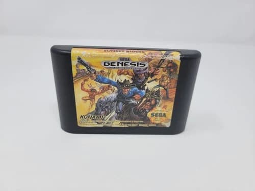 Sunset Riders SEGA Authentic Cartridge Only Tested Free US Shipping See Store!