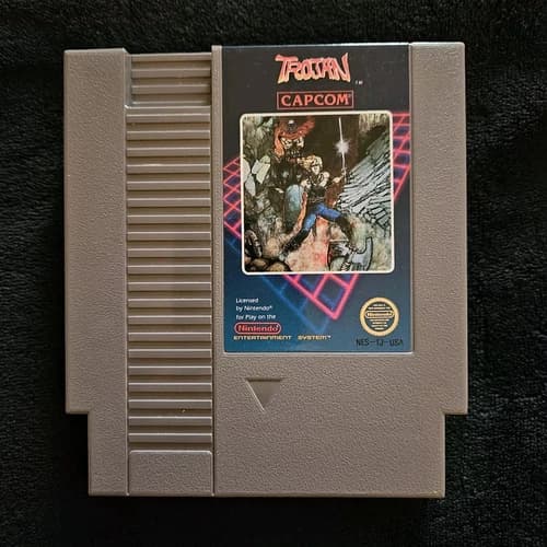Trojan NES Nintendo Video Game Cartridge Authentic