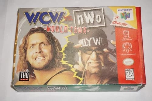 WCW Nwo World Tour (Nintendo 64 N64) Complete in Box CIB