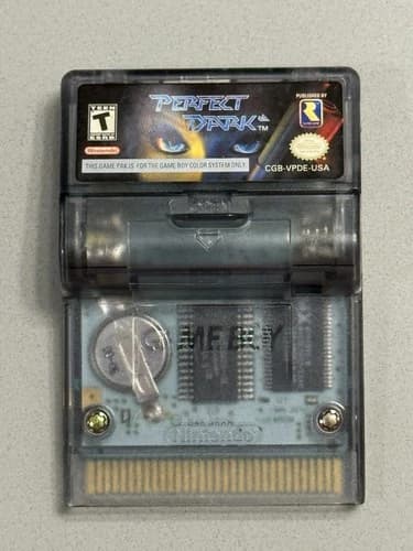 Perfect Dark (Nintendo GameBoy Color, 2000) Cartridge w/ Battery Cover TESTED