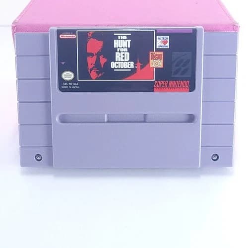 The Hunt for Red October Super Nintendo SNES, 1993 Tested Cartridge Only