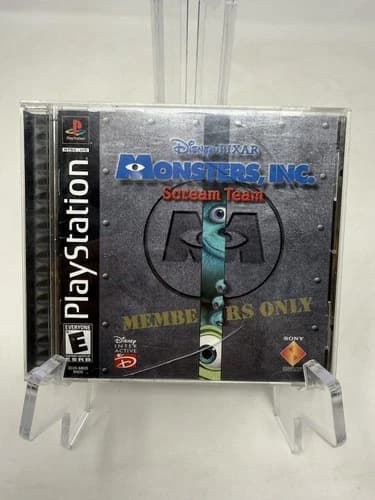 Monsters, Inc.: Scream Team (PlayStation 1, PS1, 2001) Complete, Tested
