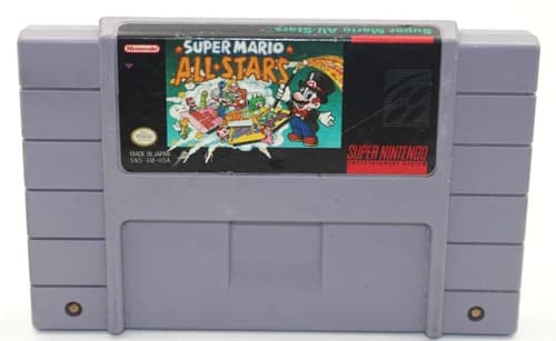 Super Mario All-Stars (Super Nintendo Entertainment System, 1993) Cart Tested