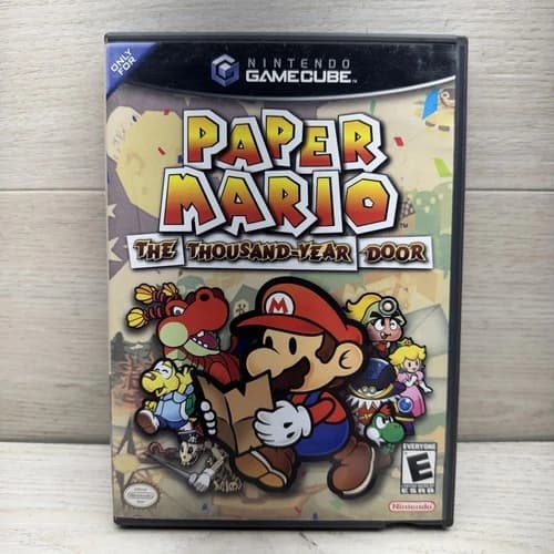 Paper Mario: The Thousand-Year Door Nintendo Gamecube GC Game Complete CIB
