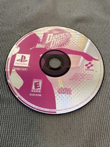Dance Dance Revolution (Playstation 1, US) - Disc Only, Tested, VG