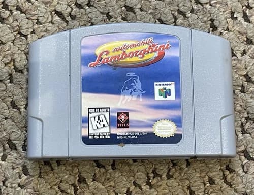 Automobili Lamborghini (N64 Nintendo 64) Cartridge Only Free Shipping