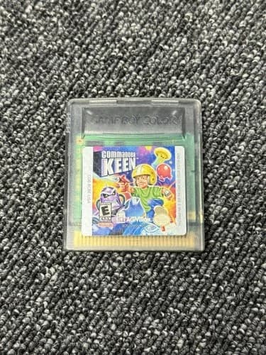 Commander Keen (Nintendo Game Boy Color, 2001) Authentic GameBoy Cartridge Only
