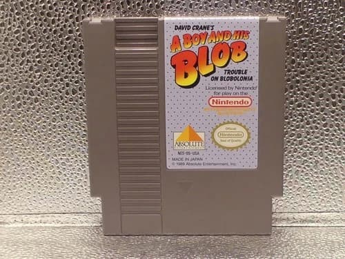 Nintendo NES A Boy And His Blob Trouble On Blobolonia Tested Working Video Game