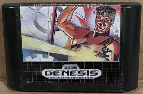 Midnight Resistance (Sega Genesis, 1991) Cleaned, Tested!