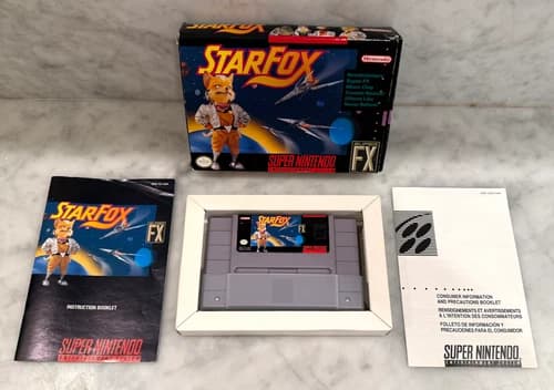 Star Fox (Super Nintendo SNES, 1993) CIB Complete *TESTED*