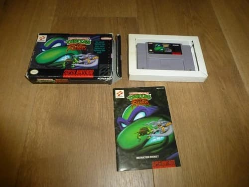 TMNT Teenage Mutant Ninja Turtles Tournament Fighters - Super Nintendo SNES CIB