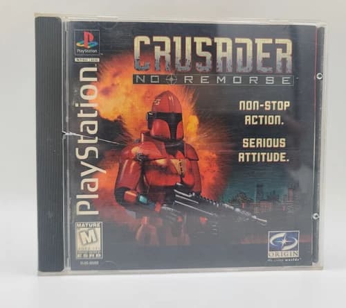 Crusader No Remorse 1997 (PlayStation 1 PS1) CIB Complete - Tested Works