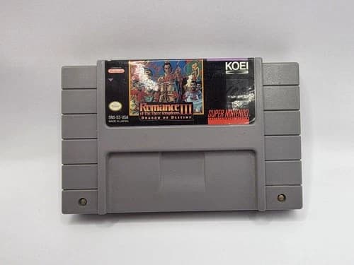 Romance of The Three Kingdoms III Dragon of Destiney (Super Nintendo SNES, 1993)