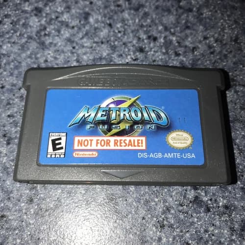 Metroid Fusion [Not For Resale] - Game Boy Advance (GBA) - Cartridge Only