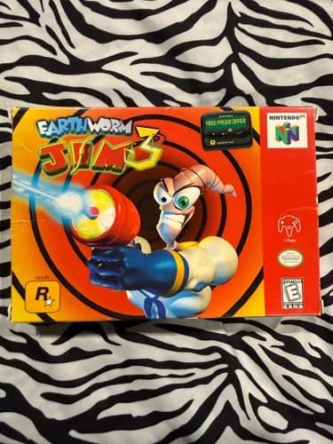 Earthworm Jim 3D (Nintendo 64 N64, 1999) CIB.