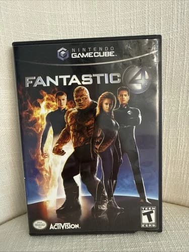 Fantastic Four (Nintendo GameCube, 2005) Complete CIB Marvel Activision EUC