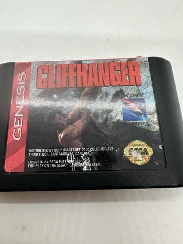 Cliffhanger (Sega Genesis, 1993) Game Cartridge Only