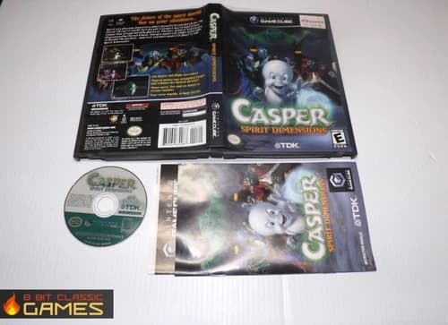 Casper Spirit Dimensions COMPLETE - NINTENDO Gamecube 213a