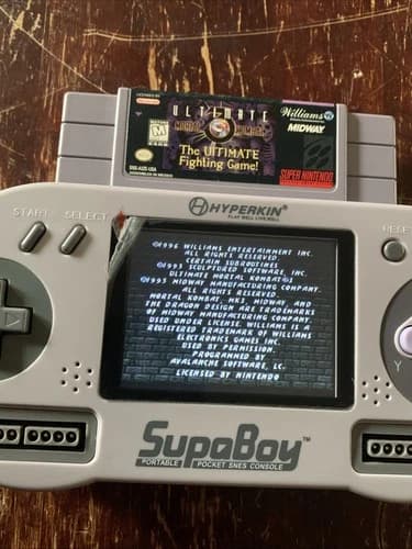 Ultimate Mortal Kombat 3 Original Super Nintendo Video Game