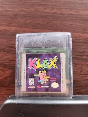 Klax Nintendo Gameboy Color Gbc Authentic Cartridge Only Tested Working