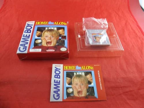 Home Alone (Nintendo Game Boy, 1991) COMPLETE w/ Box manual game WORKS!