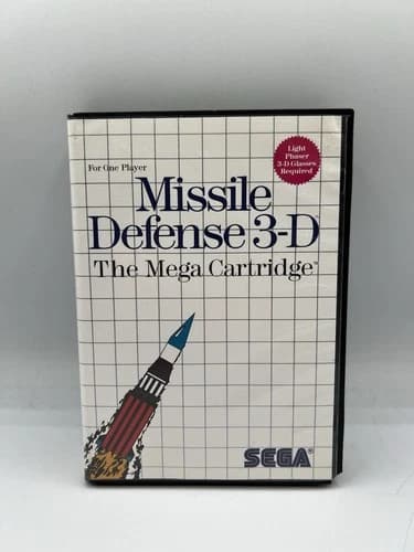Missile Defense 3D Sega Master System Complete CIB