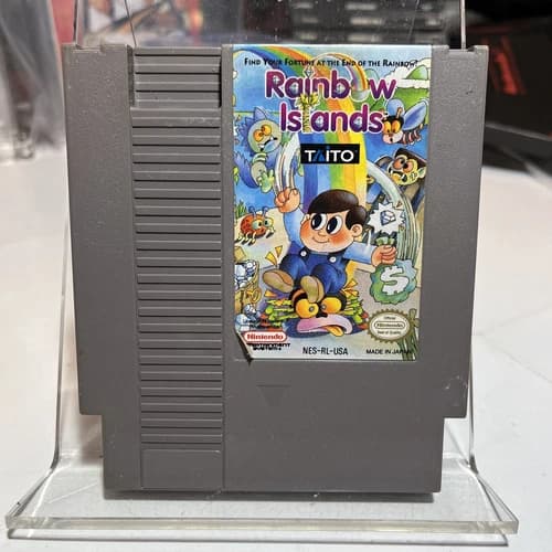 Rainbow Islands (Nintendo Entertainment System, 1991) Authentic Tested & Works