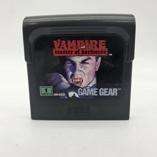 Vampire: Master of Darkness (Sega Game Gear, 1993) Authentic, Tested