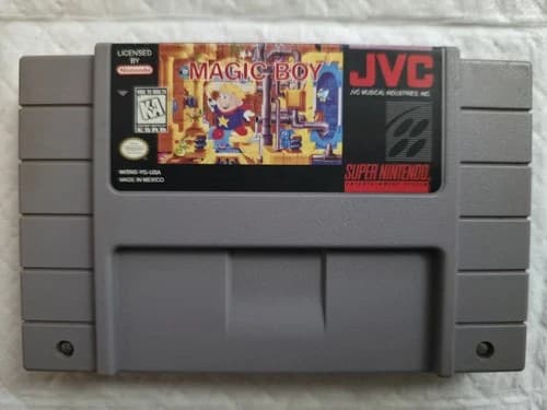 Magic Boy SNES SUPER NINTENDO CLEAN AUTHENTIC TESTED