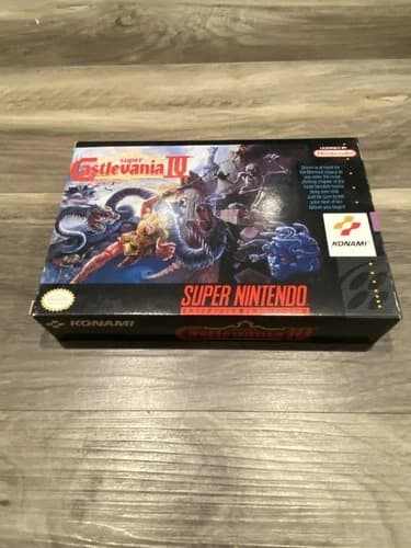 Super Castlevania IV (Super Nintendo Entertainment System, 1991) CIB