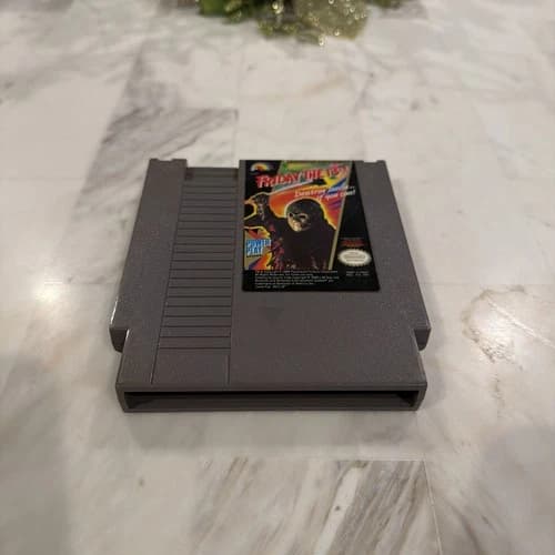 Friday The 13th (Nintendo NES) Authentic Video Game Jason - Tested - Fast Ship