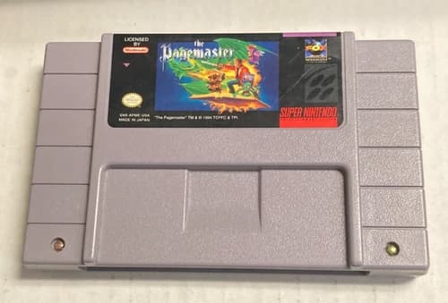The Pagemaster (Super Nintendo Entertainment System) SNES Cart Tested