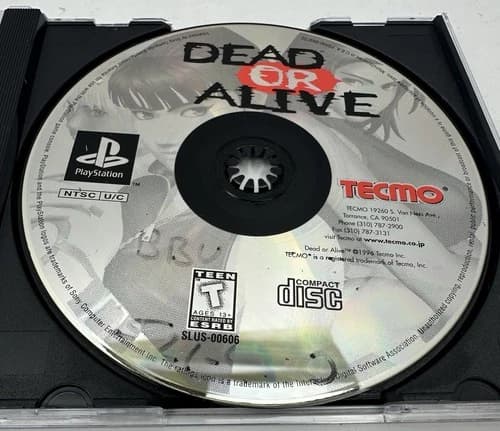 Dead or Alive (Sony PlayStation 1, 1998) Disc Only Tested Some Scratching