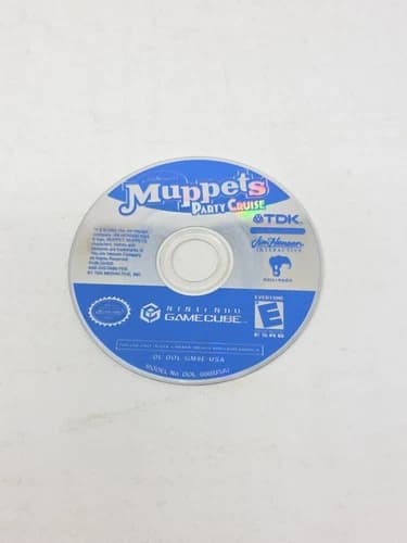 Muppets Party Cruise Nintendo GameCube Disc Only Loose Disc Tested