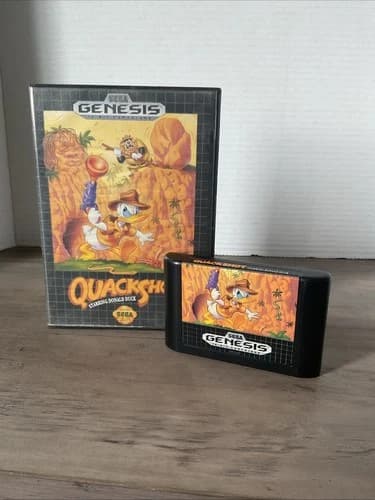 QUACKSHOT STARRING DONALD DUCK SEGA GENESIS 1991
