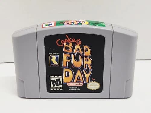 Conker's Bad Fur Day Nintendo 64 N64 Authentic Tested Cartridge Only