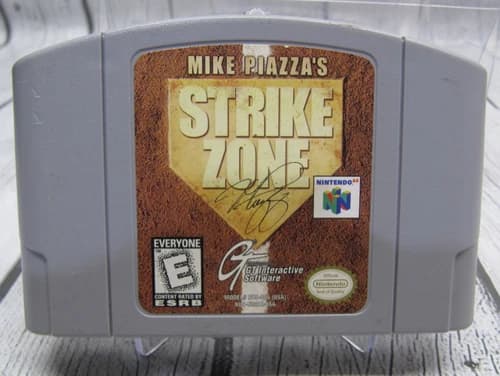 Mike Piazza's Strike Zone Nintendo 64 (N64, 1998) Cart Only - Tested Working