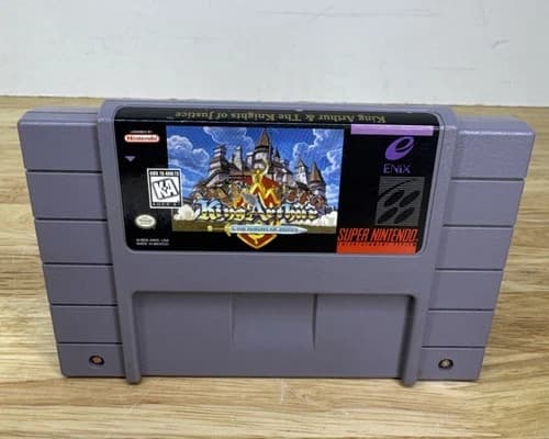 King Arthur and the Knights of Justice (SNES) Super Nintendo Cartridge Only RARE