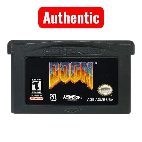 Doom (Nintendo Game Boy Advance, 2001) Authentic Tested K5