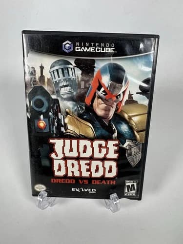 Judge Dredd: Dredd vs Death (Nintendo GameCube, 2005) CIB Complete - Tested