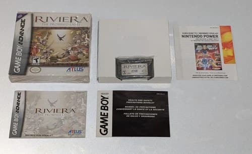 GBA RIVIERA The Promised Land Complete CIB Game Boy Gameboy Advance ATLUS RPG