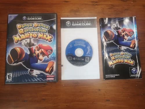 Dance Dance Revolution Mario Mix (Nintendo GameCube, 2005) Tested Complete