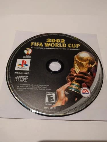 2002 FIFA World Cup (Sony Playstation 1, 2002) PS1 Disc Only