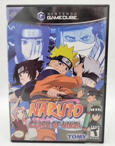 Naruto: Clash of Ninja (Nintendo GameCube) w Manual Tested & Working CIB VG+