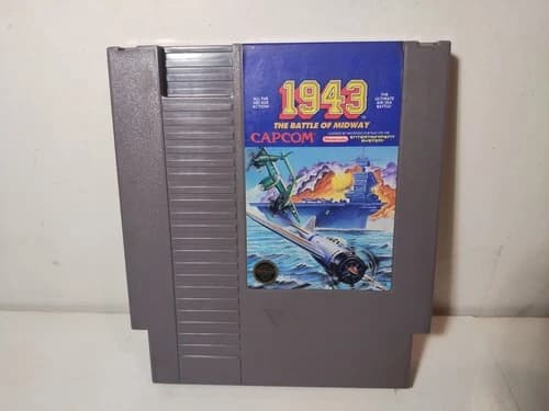 1943 Nintendo NES Game Cartridge Tested