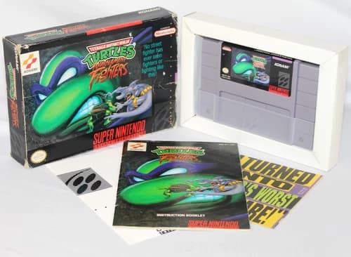 Teenage Mutant Ninja Turtles: Tournament Fighters SNES Complete CIB NICE! RARE!
