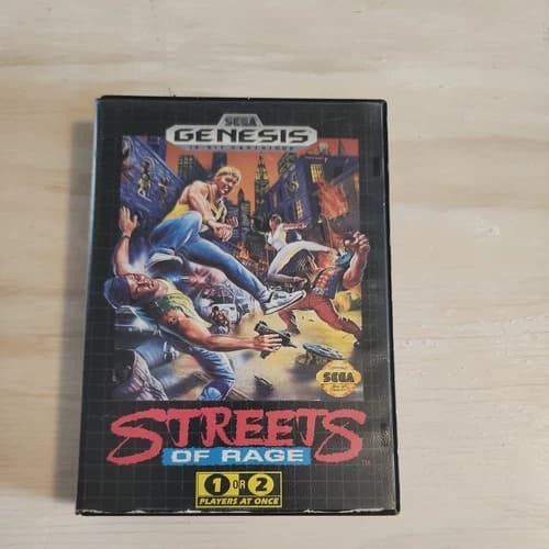 Streets of Rage (Sega Genesis, 1991) tested and working