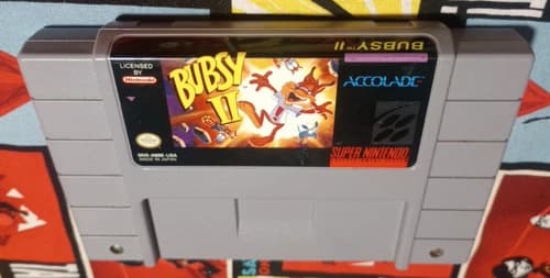 Bubsy II Game Cartridg Only Super Nintendo SNES