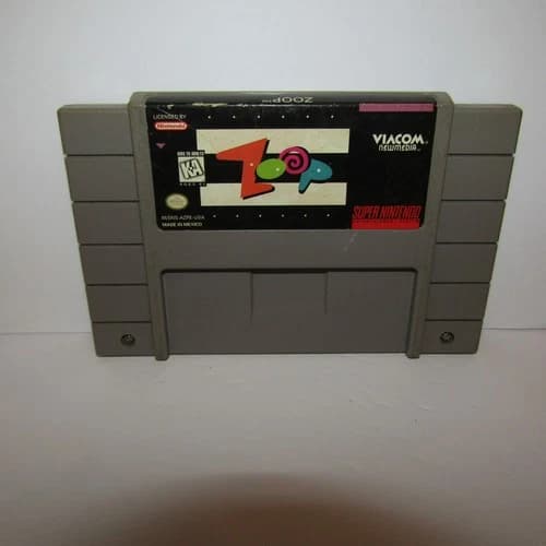 Zoop Super Nintendo SNES Vide Game Cartridge Only Tested & Working
